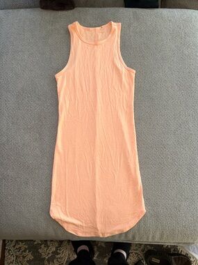 Forever 21 Peach Tank Midi Dress